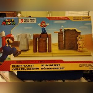 Super Mario 3Pice Desert Playset